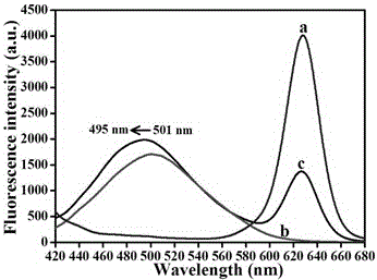 Preparation method of quantum dot@copper nanocluster ratio fluorescent probe and its cu  <sup>2+</sup> Detection application