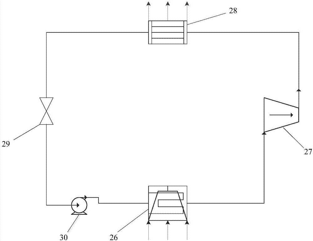 Natural gas hydrate mining device and method based on solar energy and seawater source heat pump combined heat supply technology