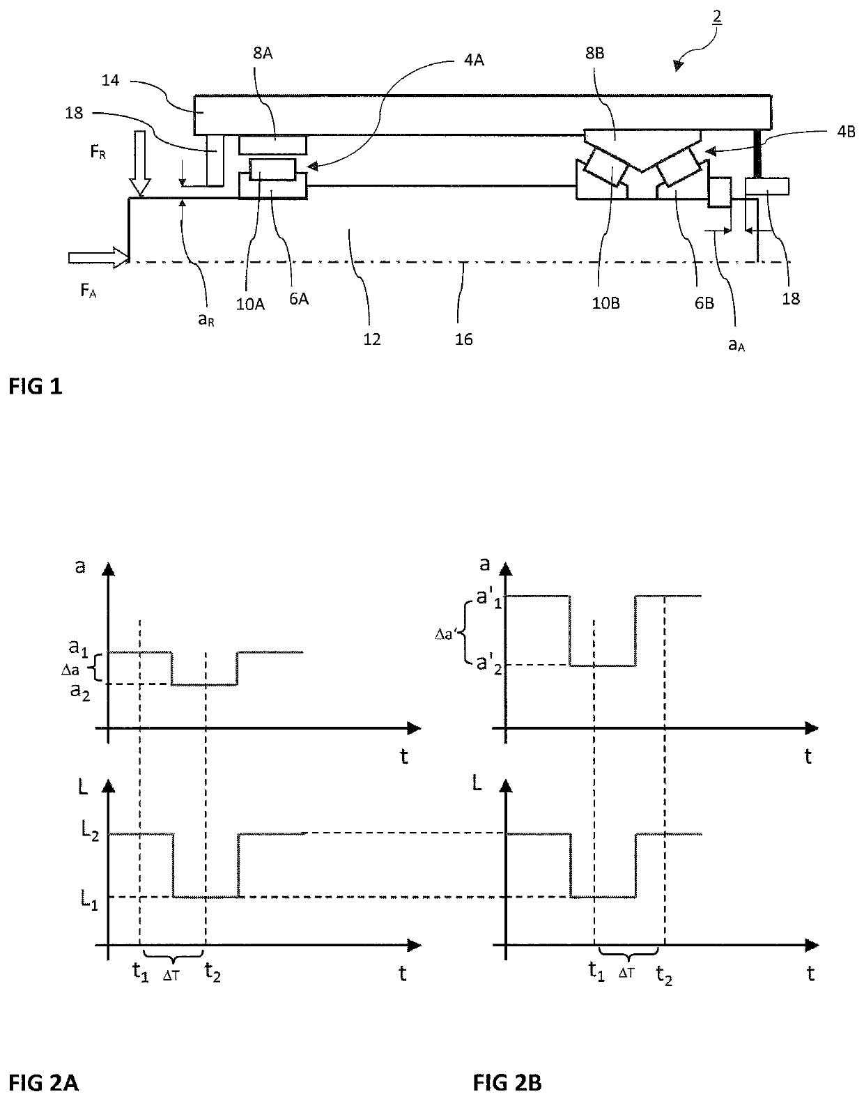 Method and device for monitoring a bearing clearance of roller bearings