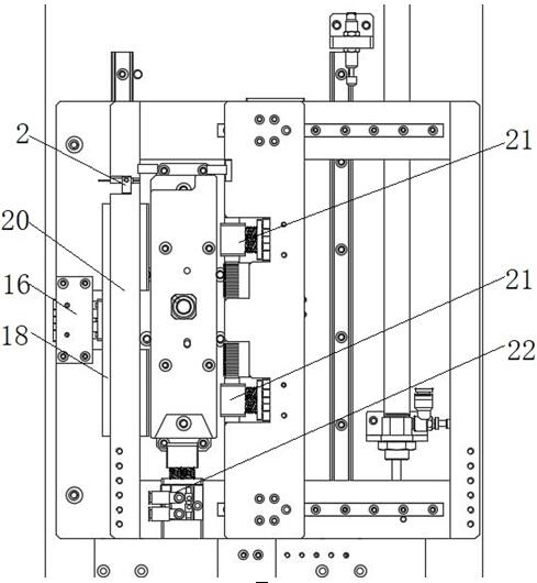 Cache type non-stop PCB feeding device