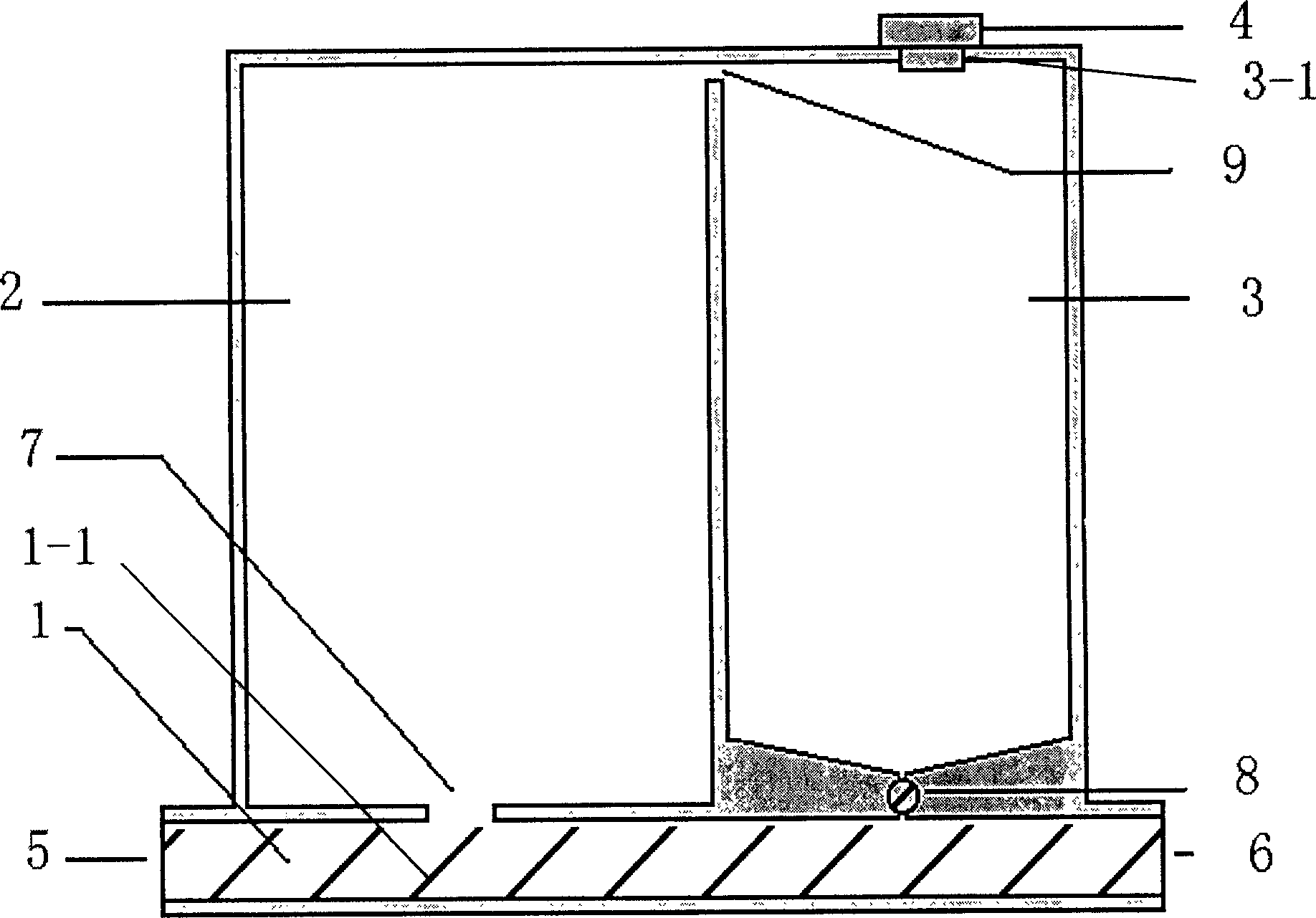 Method and apparatus for acquiring running water and liquid mixed water from tap