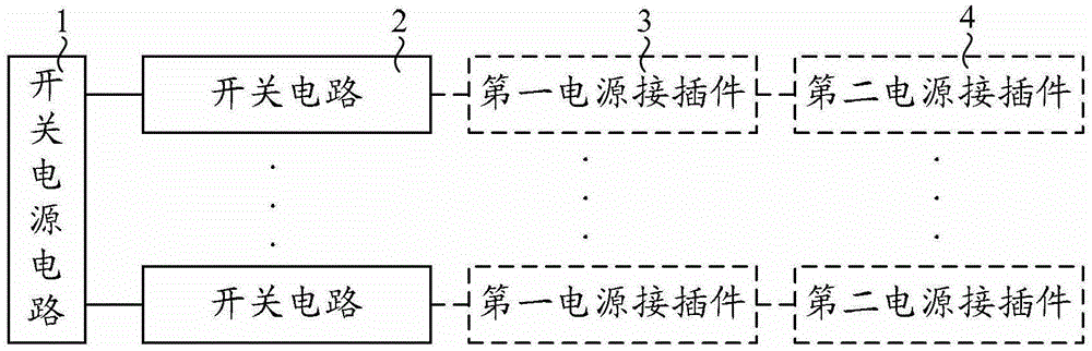 Power supply hot swap control circuit and system