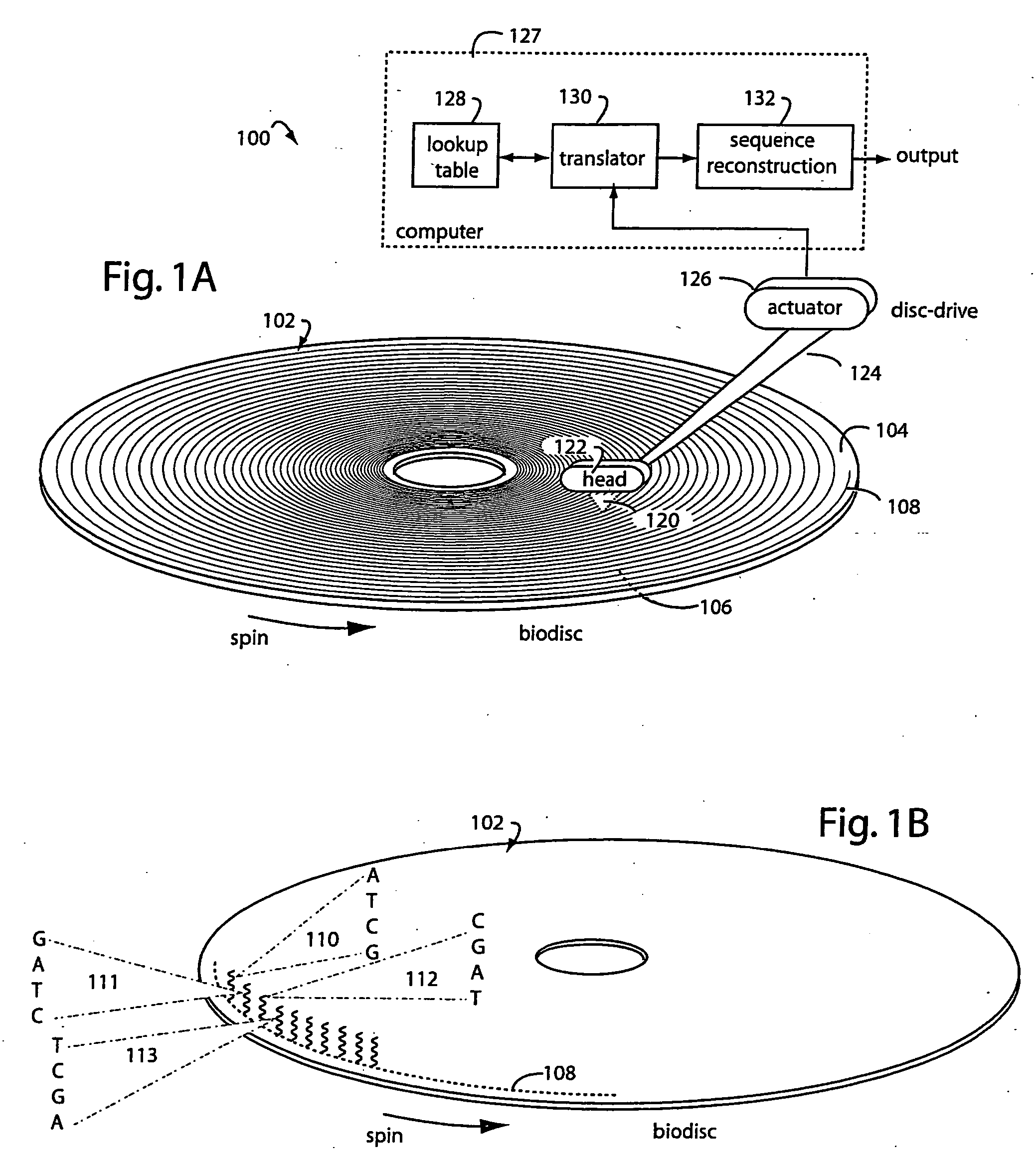 Biodisc microarray and its fabrication, use, and scanning