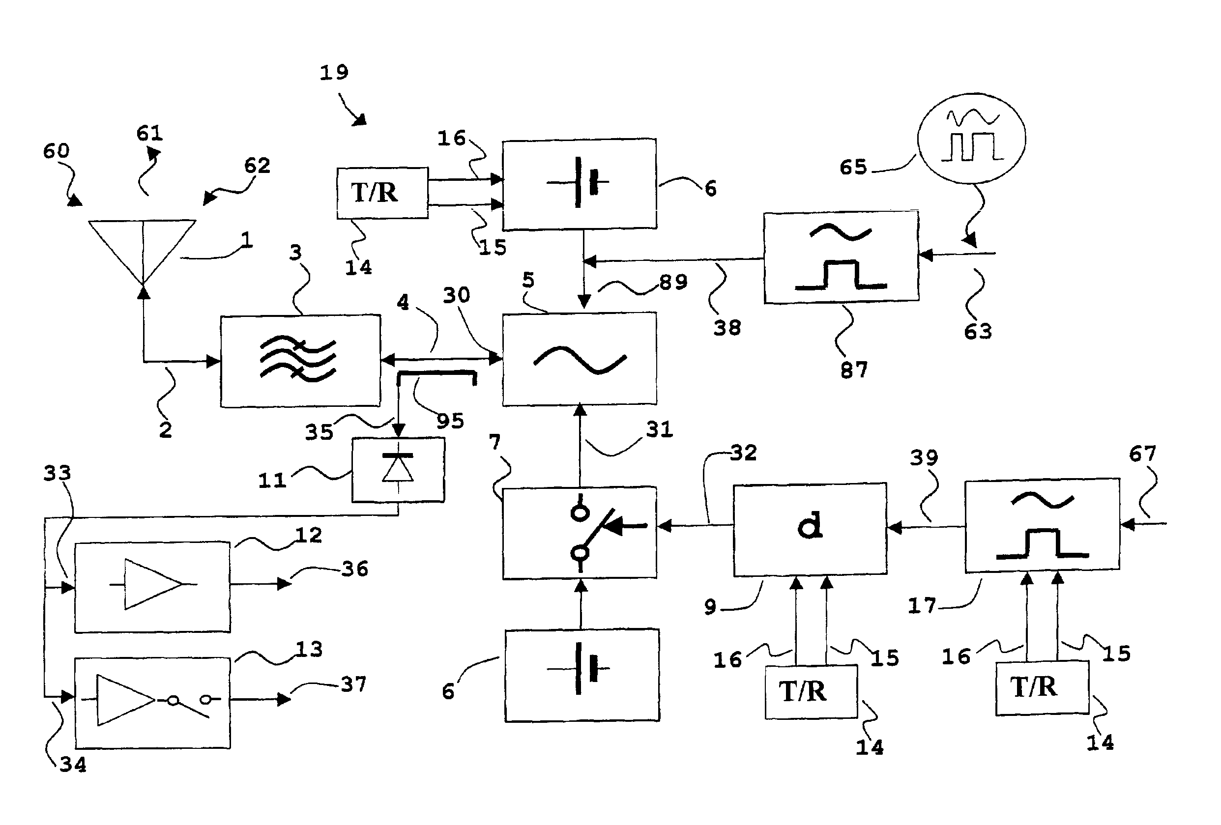 Transponder, including transponder system