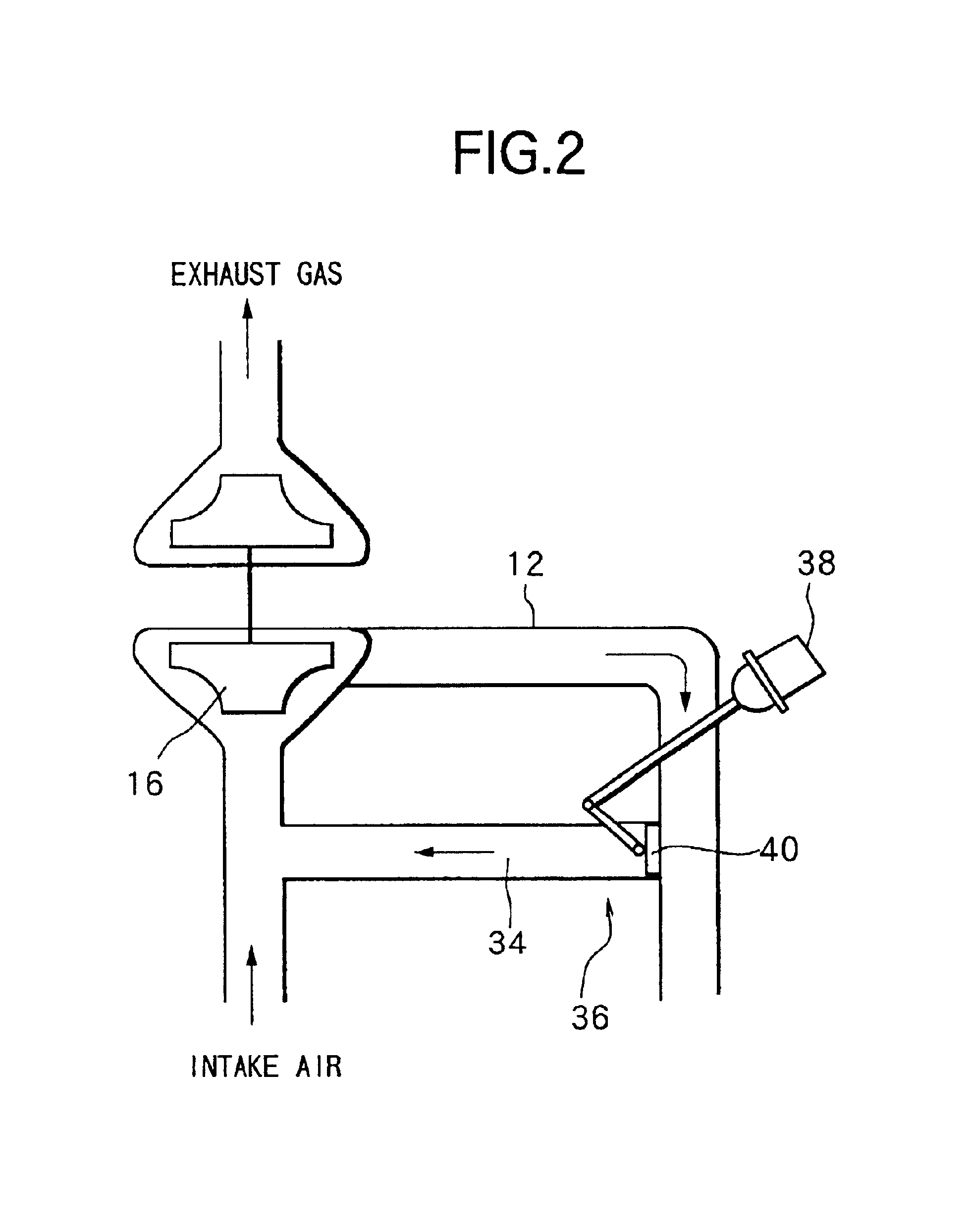 Device and method for exhaust gas circulation of internal combustion engine