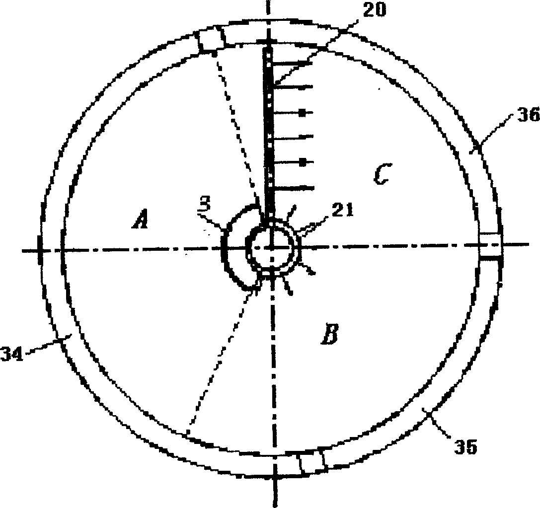 Rotary vibration type ore separators