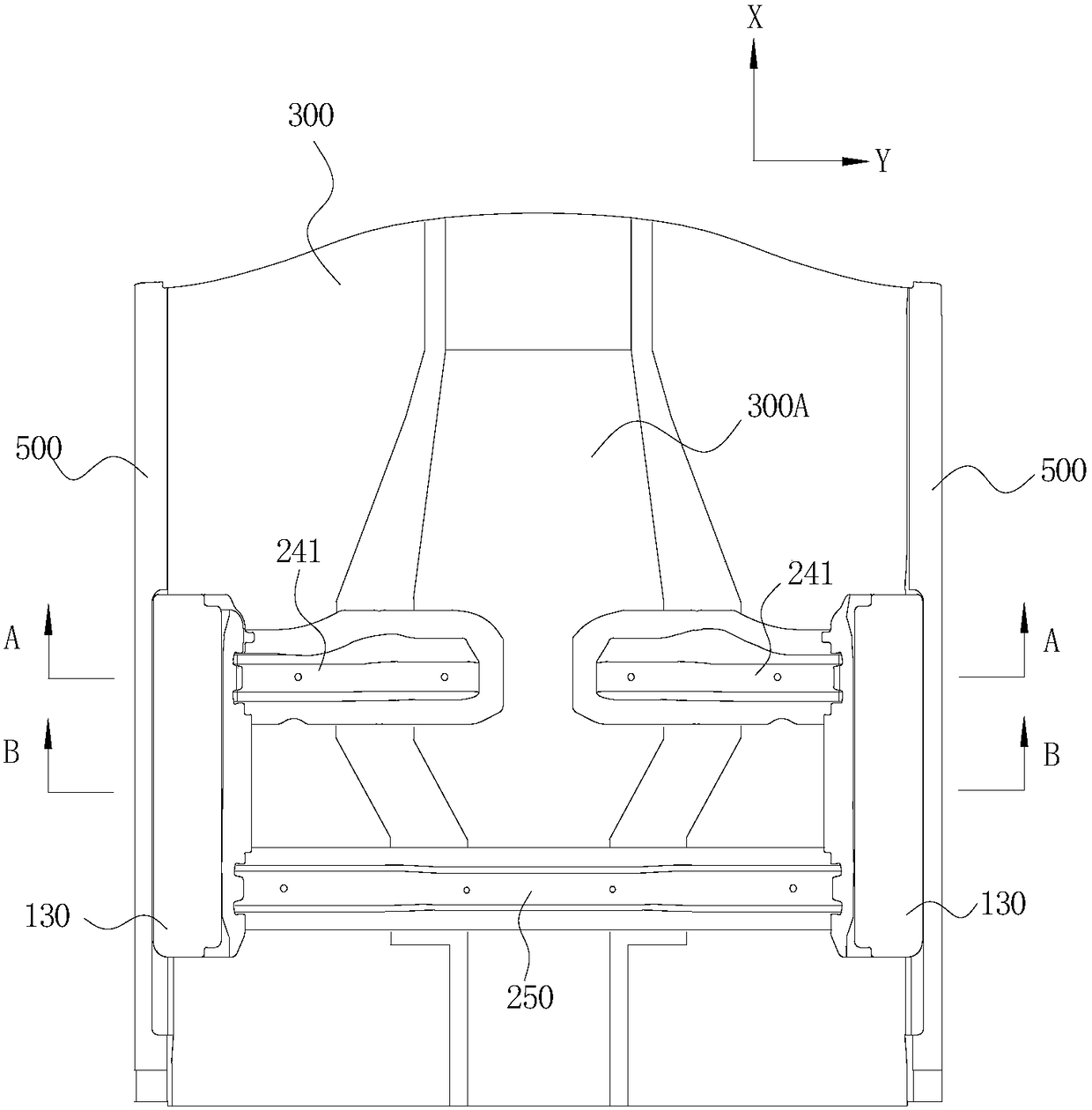 Body structure and vehicle