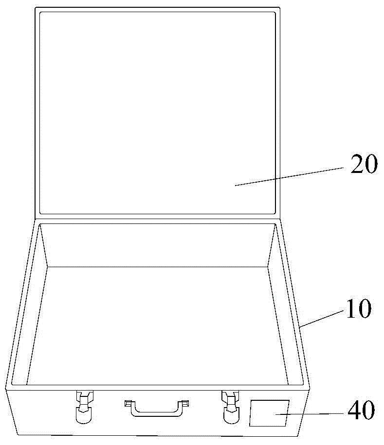 Device for accommodating collecting equipment samples