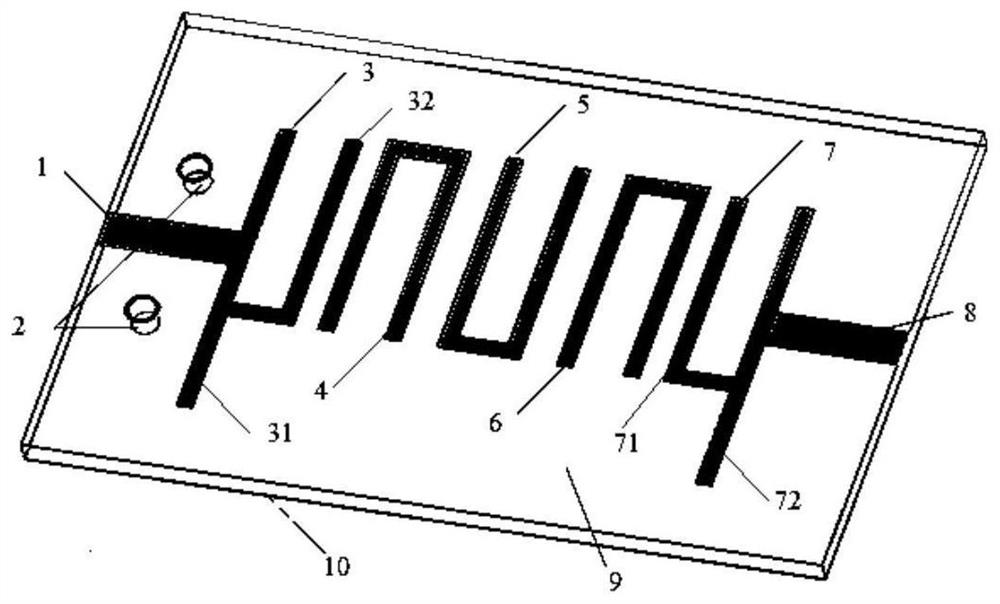 Hairpin type band-pass filter