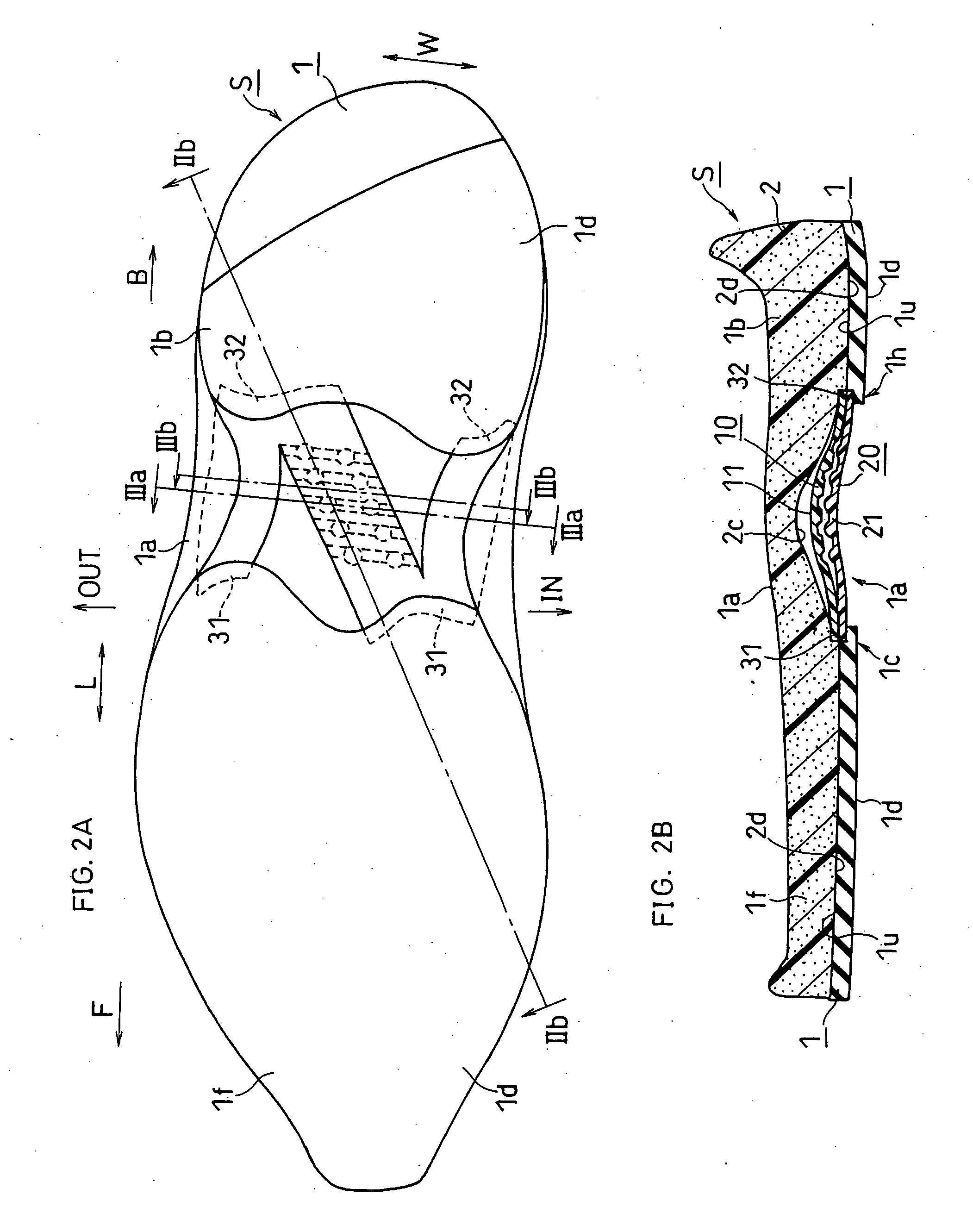 Shoe Sole with Reinforcement Structure