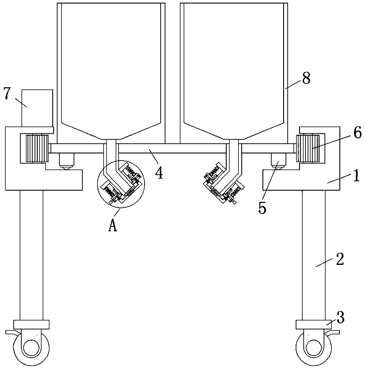 Slurry sintering device for producing soft magnetic ferrite particles