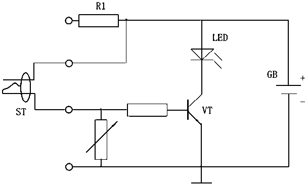 Self-monitoring signal feedback automatic temperature measurement high-temperature-resistant control cable