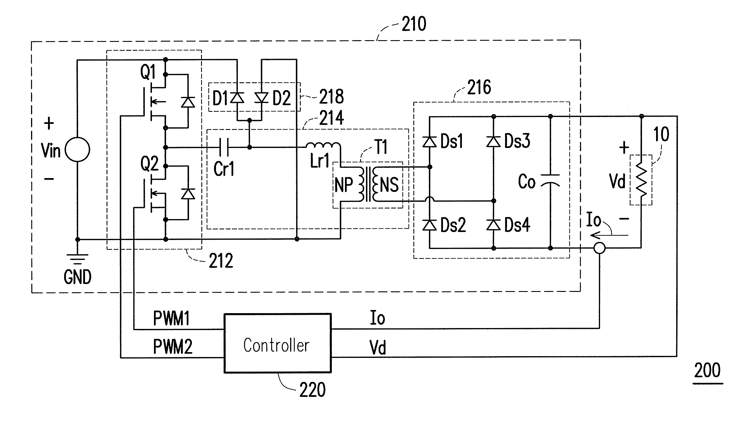 Resonant power conversion apparatus and controlling method thereof