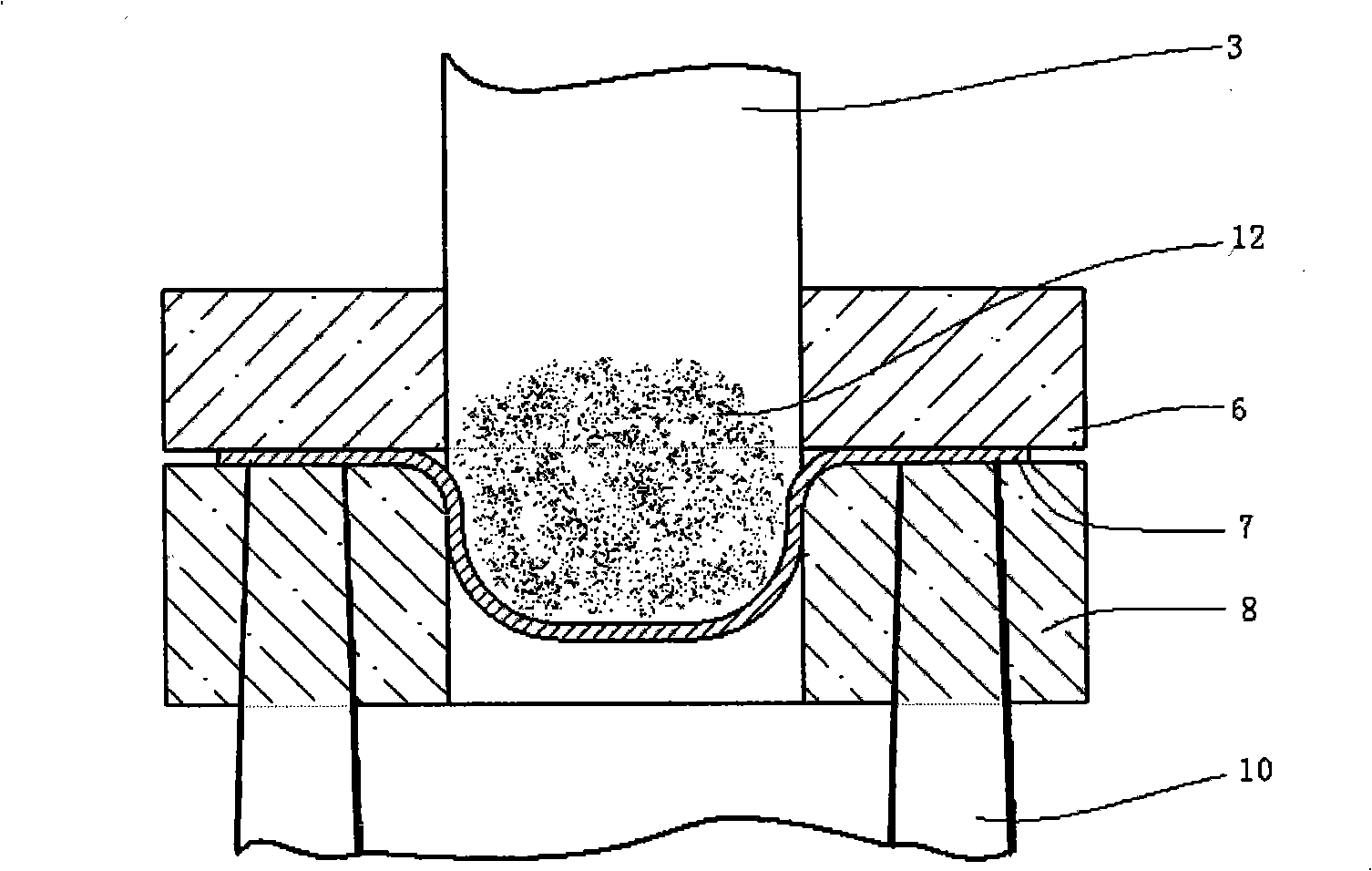 Sheet laser micro-drawing forming method and device with synchro heating