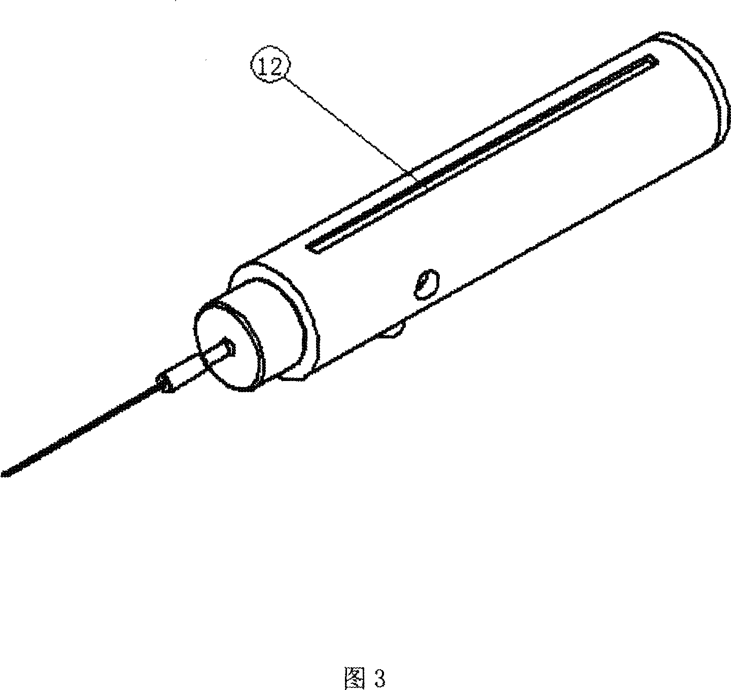 Actuating mechanism of acupuncture manipulation simulating instrument