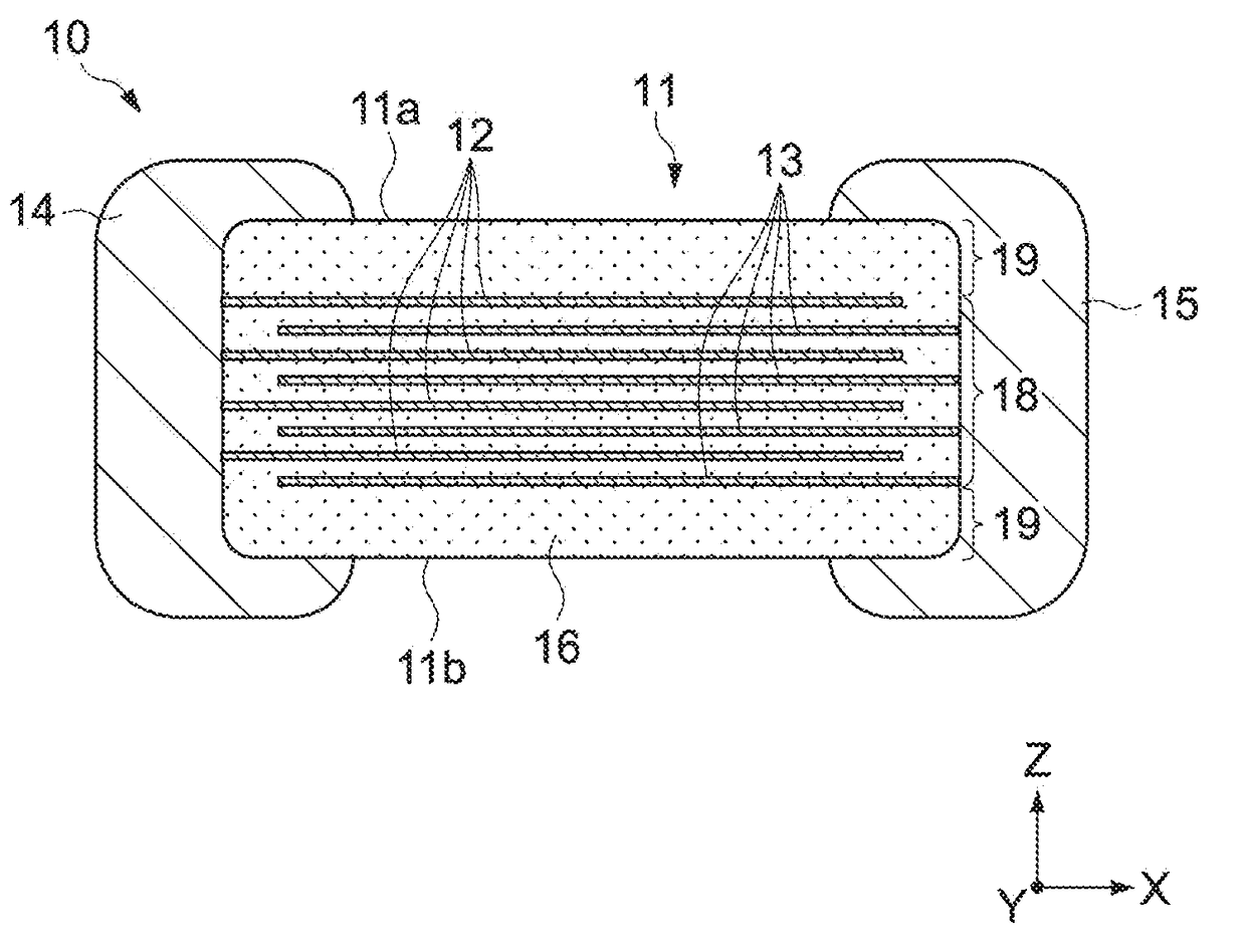 Method of Producing Multi-Layer Ceramic Electronic Component and Multi-Layer Ceramic Electronic Component