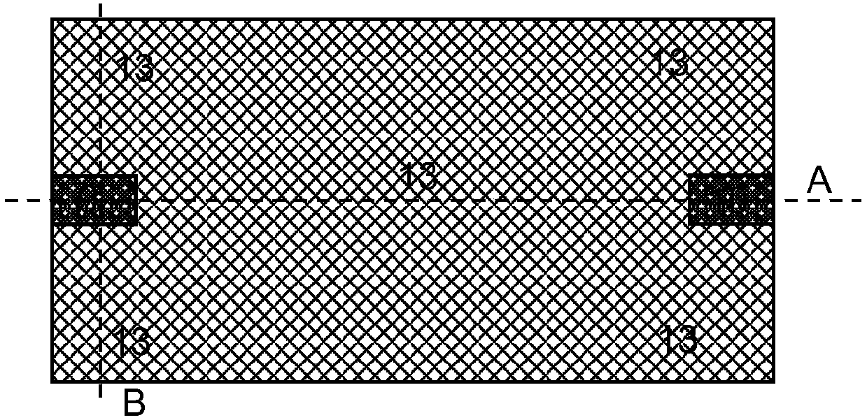 Barrier control type H-shaped grid-controlled two-way tunneling transistor and manufacturing method thereof