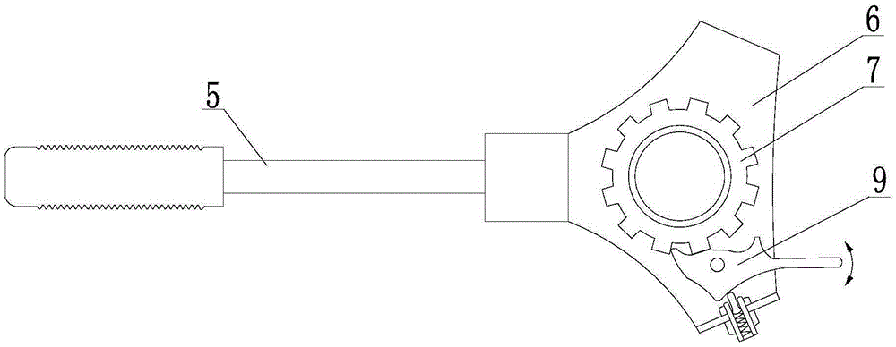 Threaded rod structure capable of quickly adjusting length