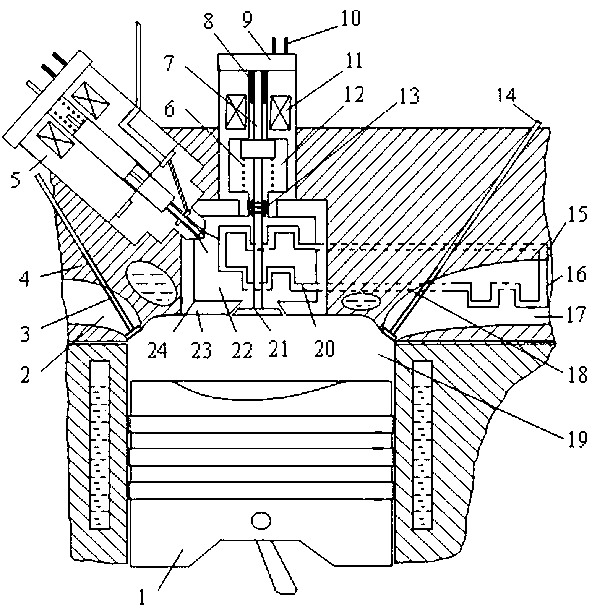 Fuel spraying system for utilizing heat pipe technology to extract heat vaporized diesel oil from exhaust gas