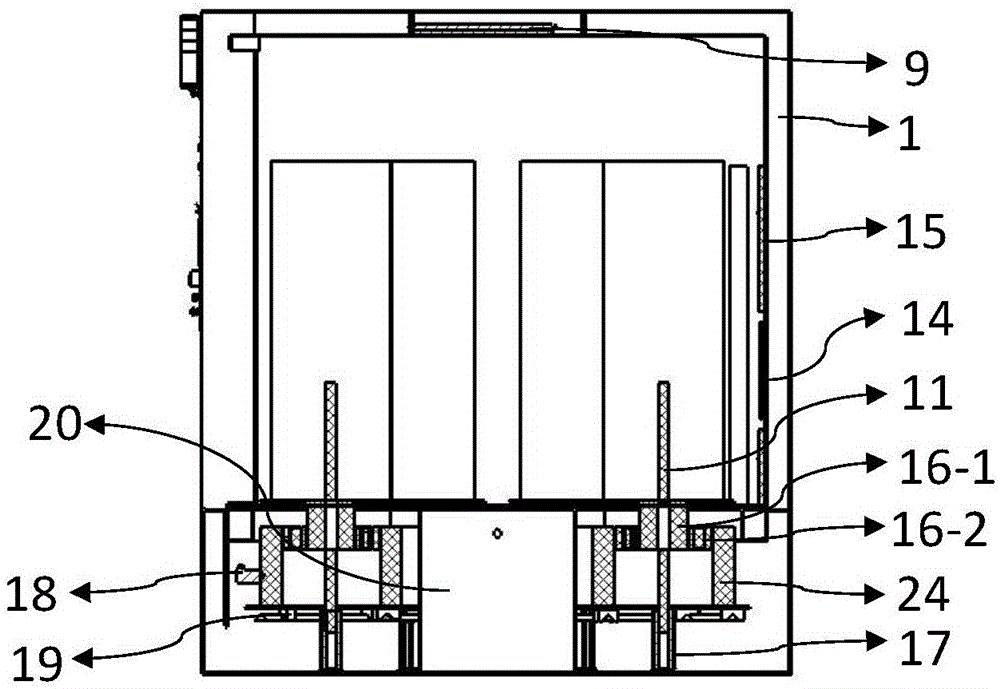 Vertical multi-station quartz tube cleaning machine and cleaning method