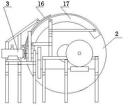 Rotary drum type vegetable cutter