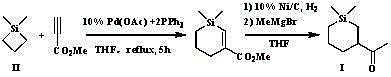 A kind of silica herbal ketone and preparation method thereof