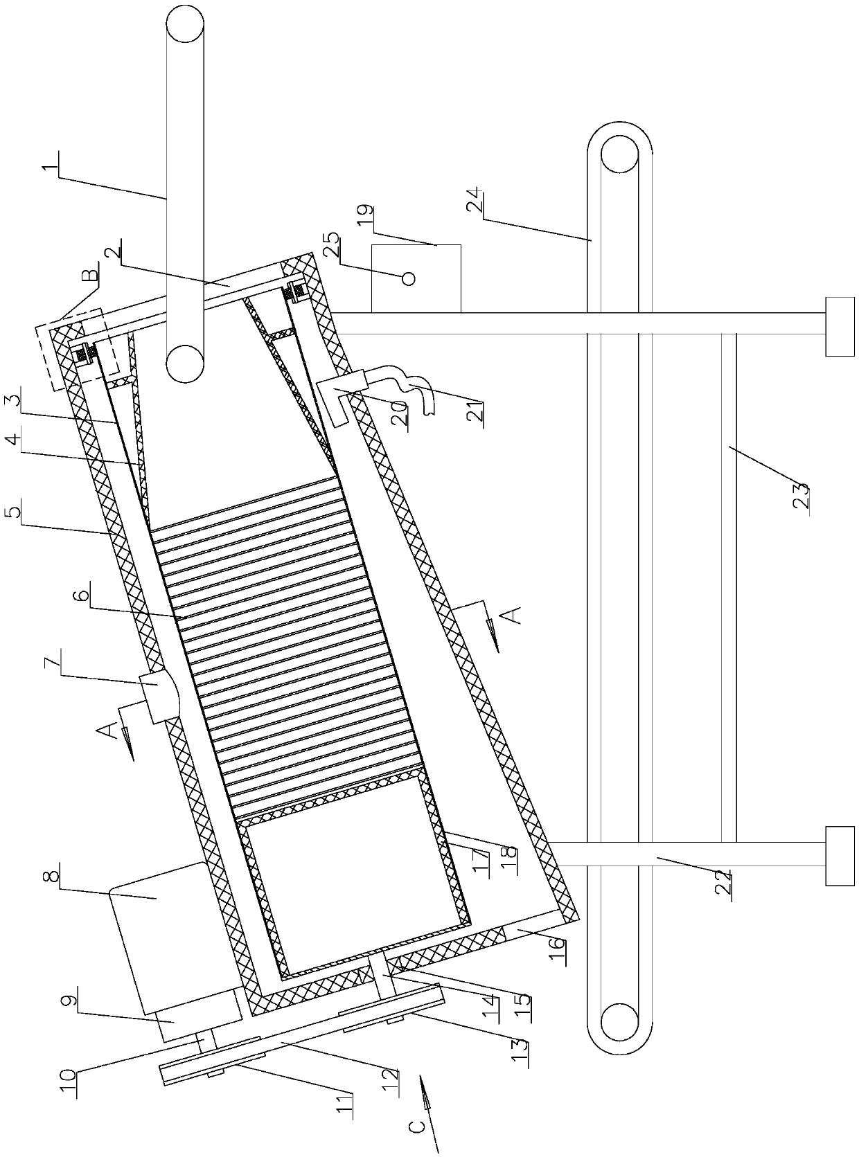 Environment-friendly waste incineration device