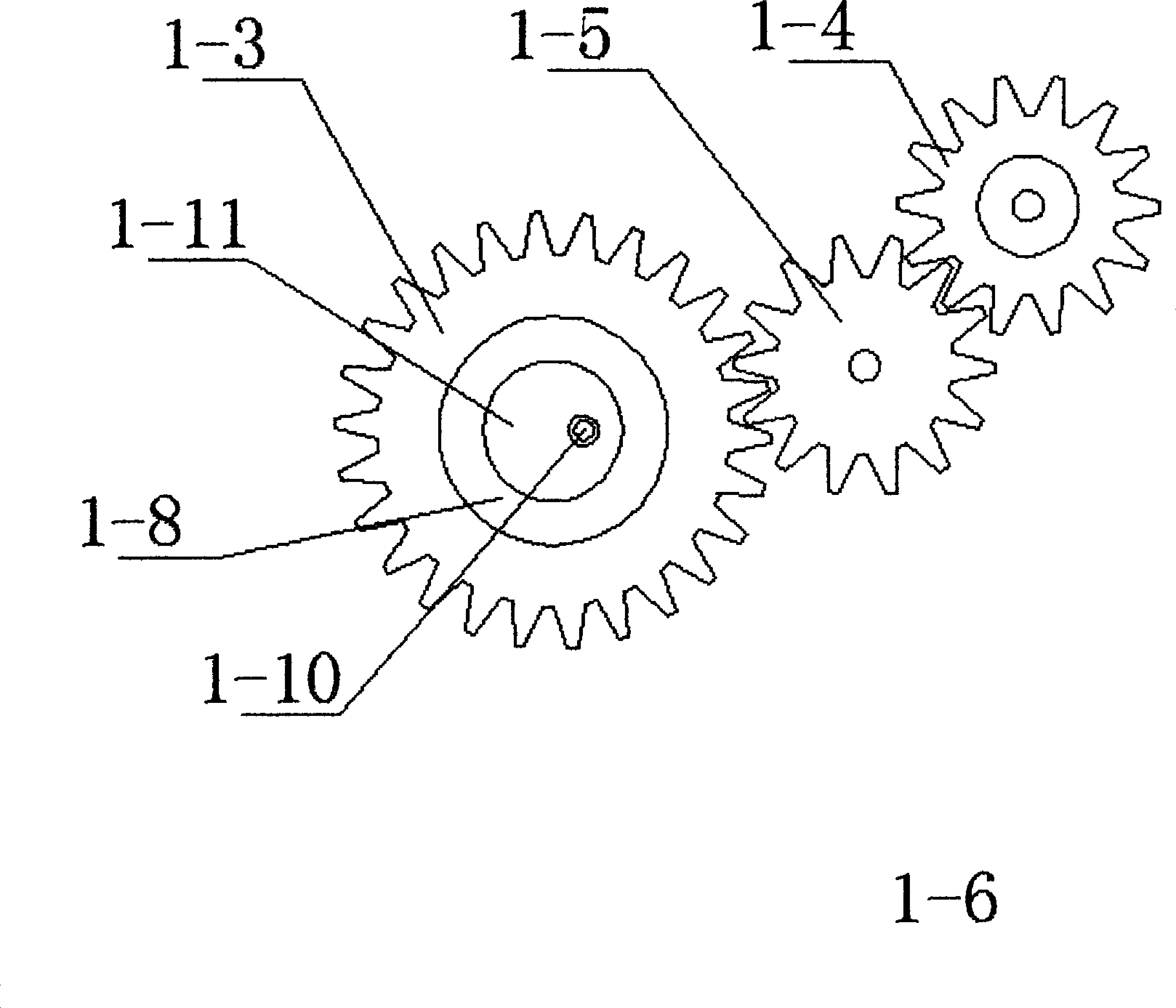 Rotary sampling device of portable near-infrared spectrometer of AOTF (acousto-optic tunable filter) and application