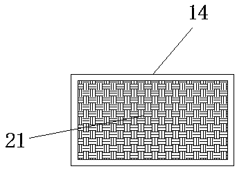 Medical sewage treatment and impurity separation device