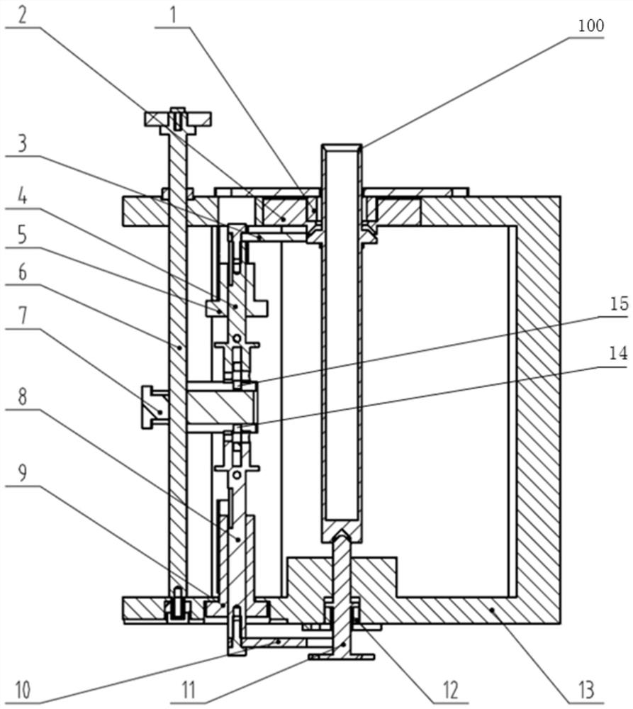 Gravity meter locking mechanism