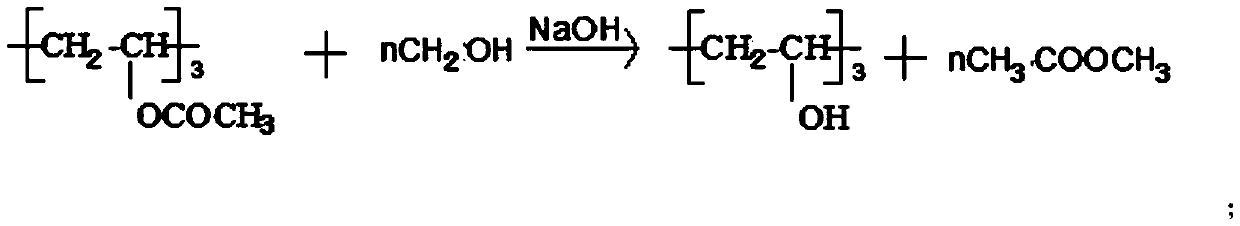 Preparation method of polyvinyl alcohol resin high in alcoholysis degree