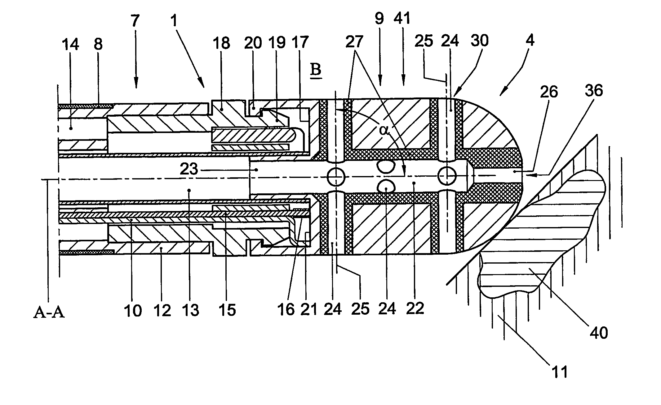 Catheter and method, in particular for ablation and like technique