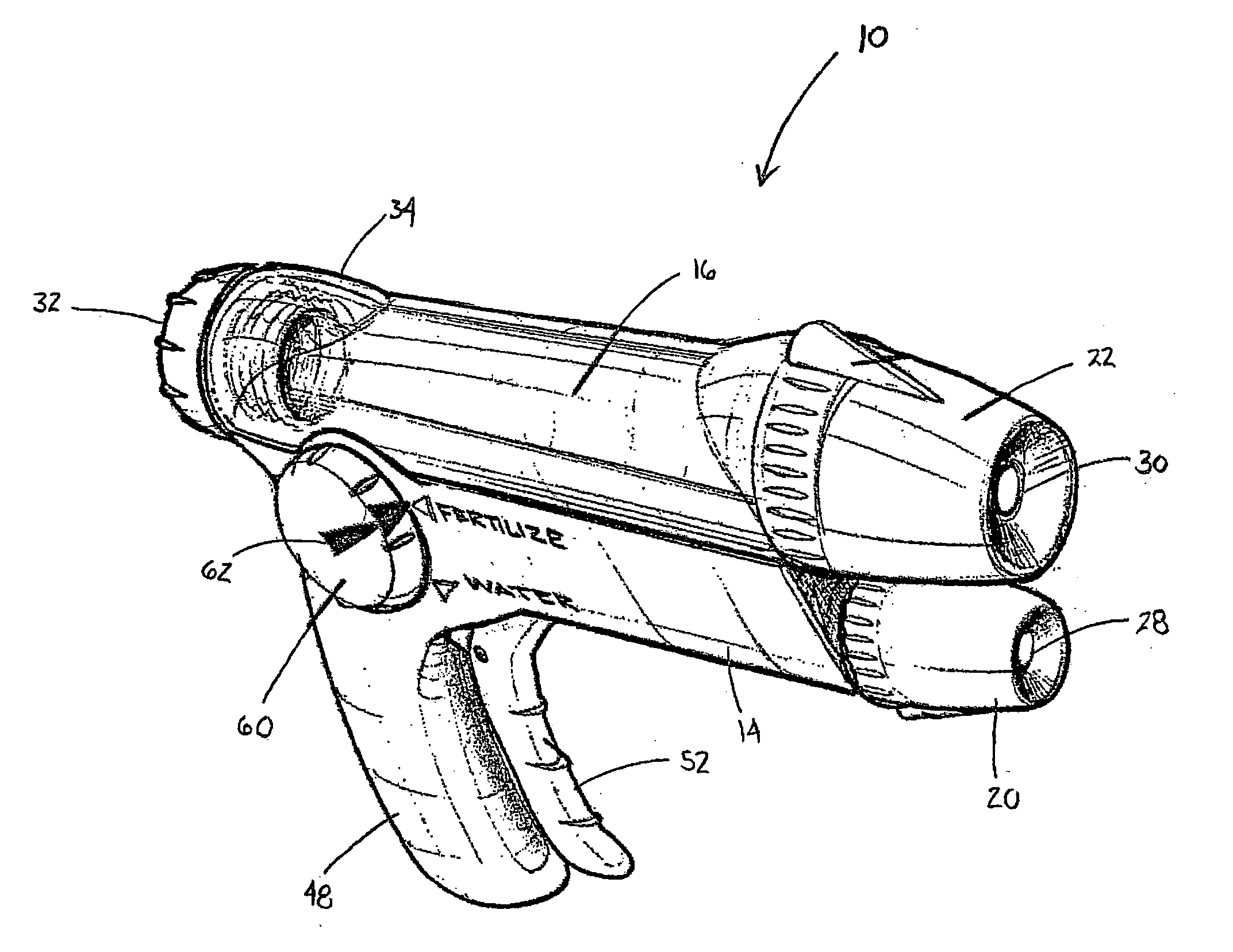 Dual nozzle sprayer