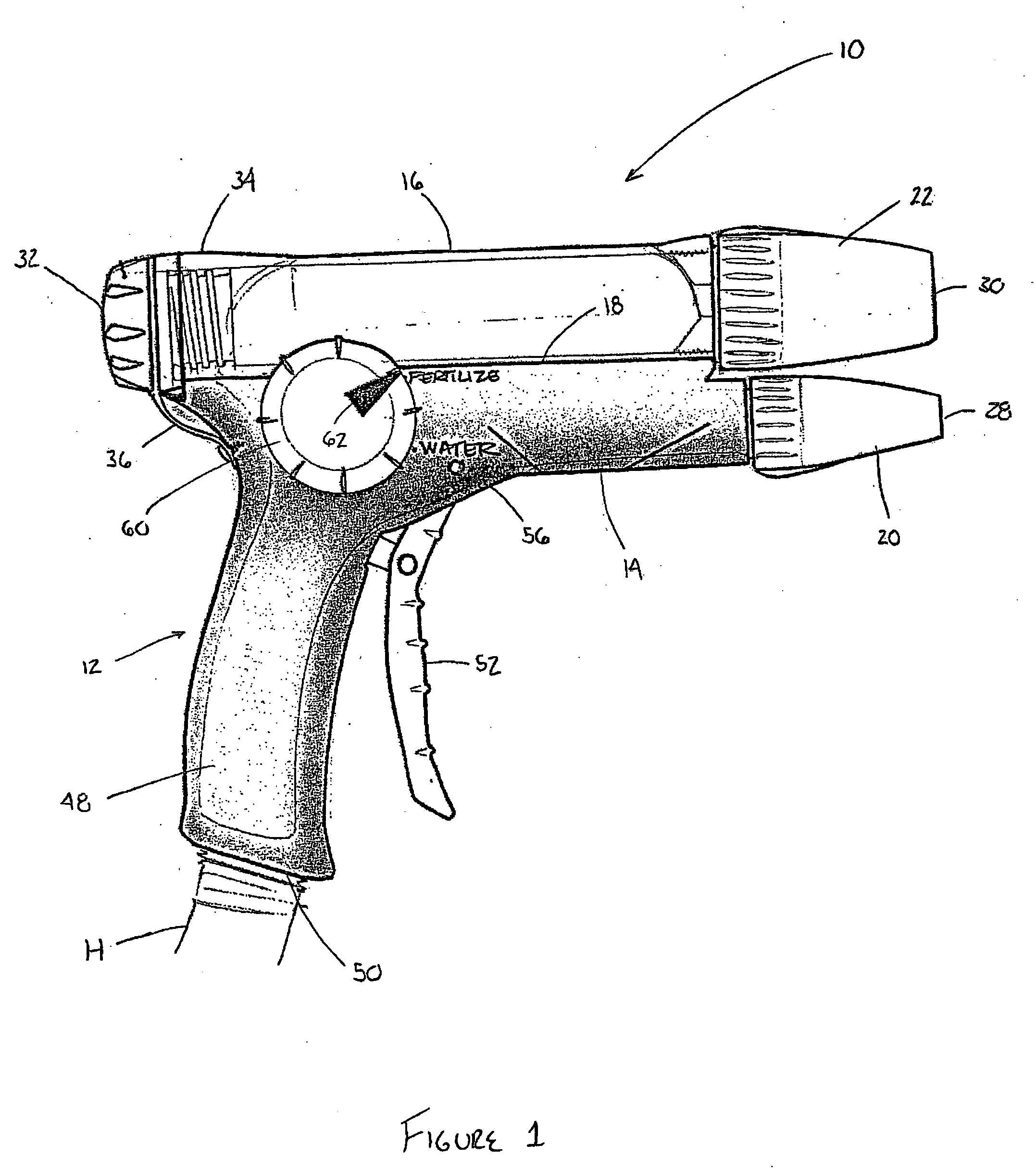 Dual nozzle sprayer