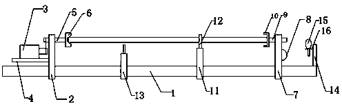 Adhering device for fishing rod decorative strip