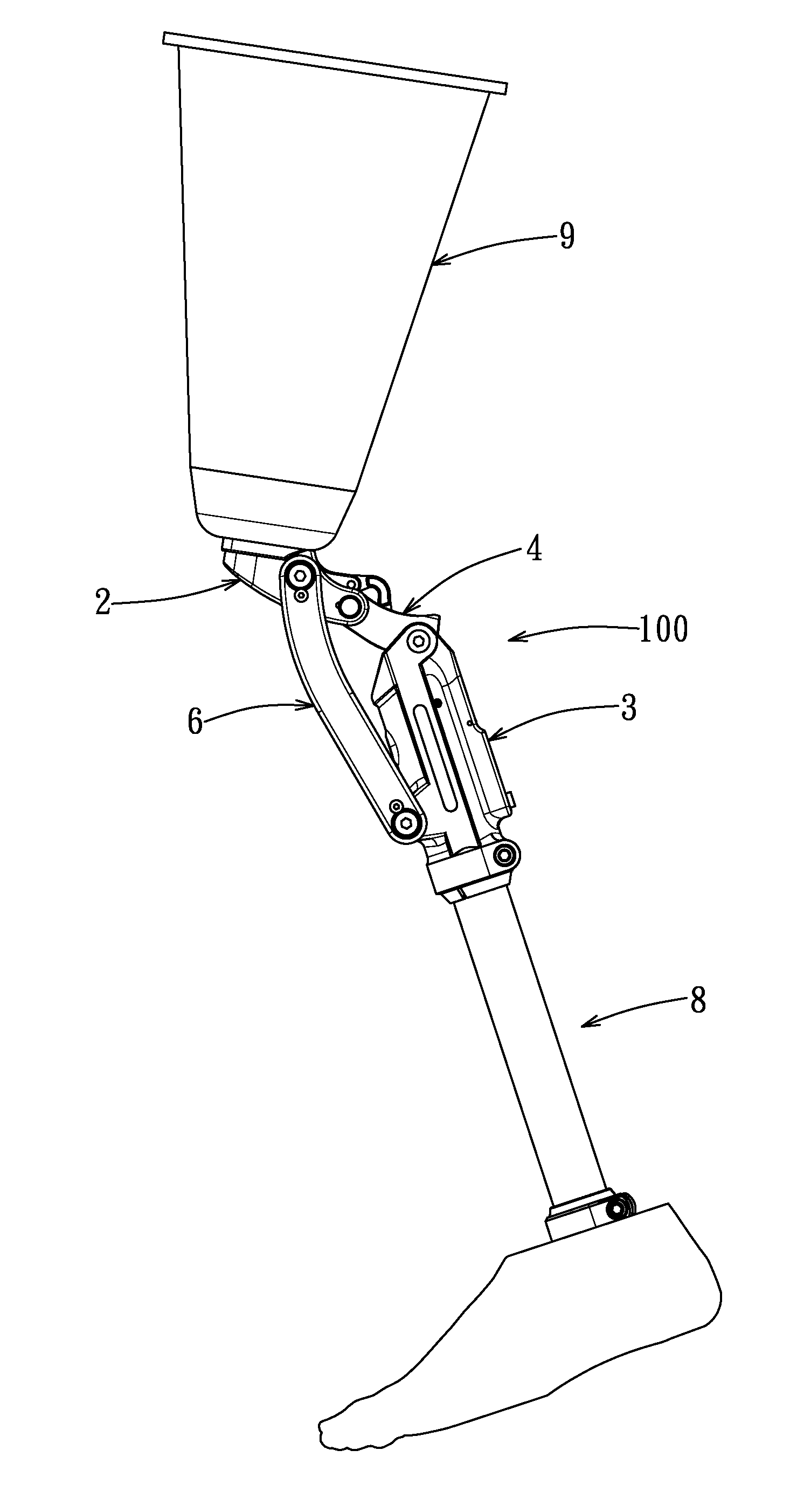 Knee joint prosthesis