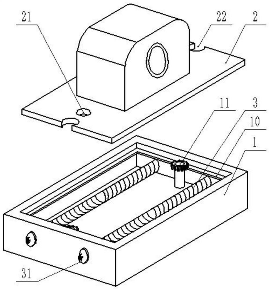 Horizontal positioning mechanism and horizontal positioning method for bearing seat