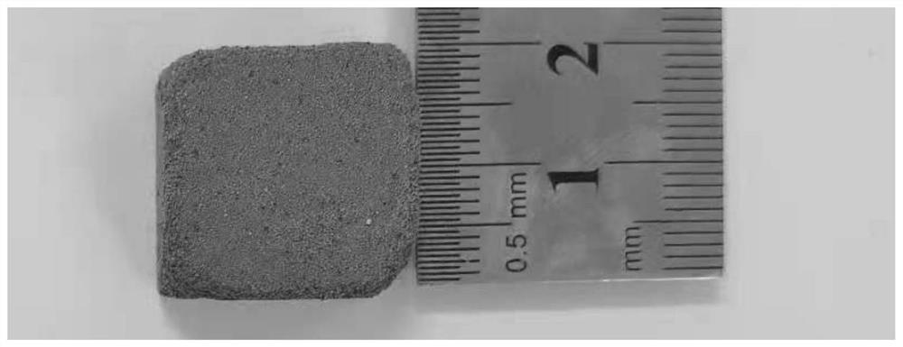 Pressureless sintering preparation method of three-dimensional porous structure