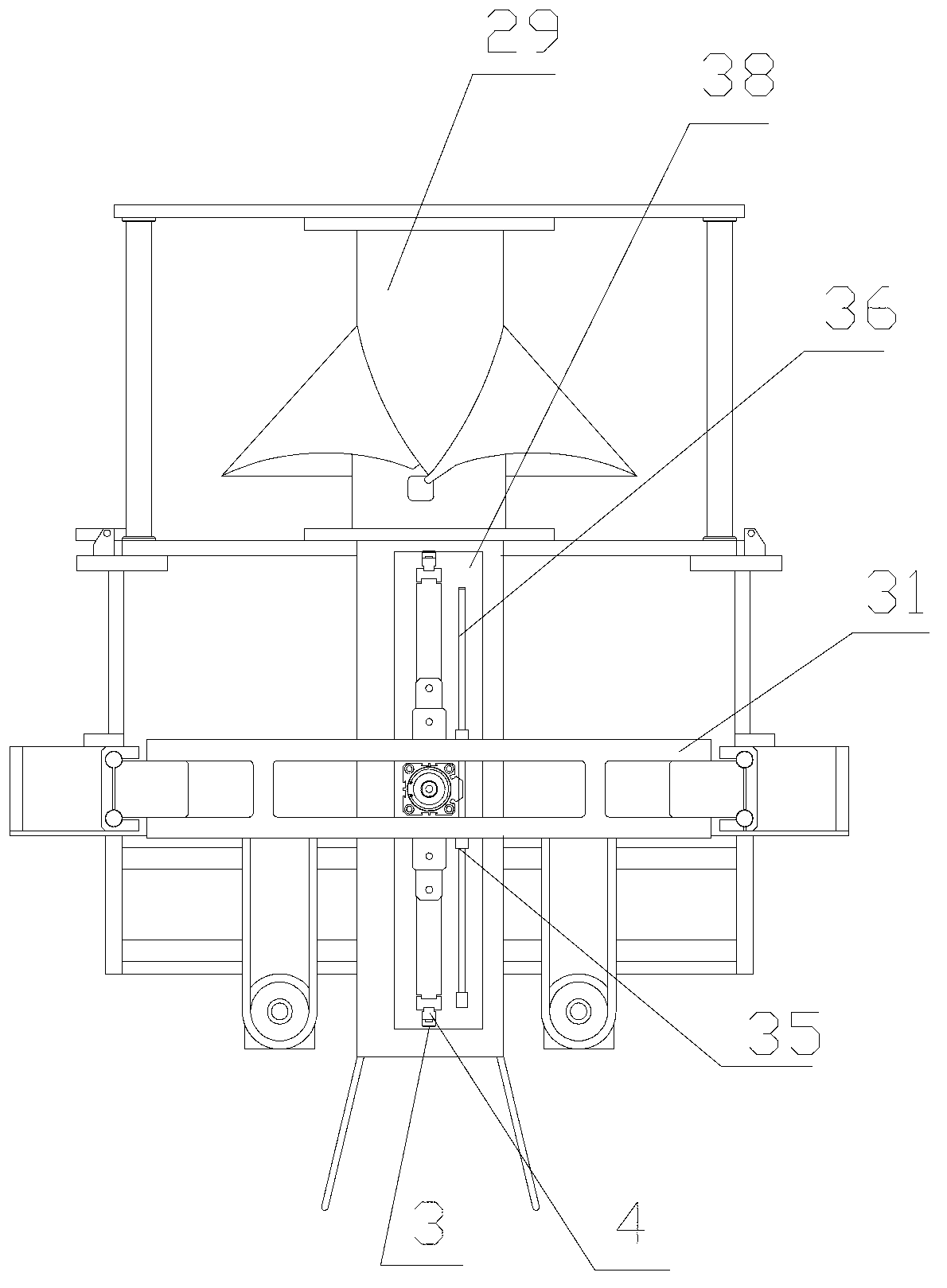 Single film packaging machine