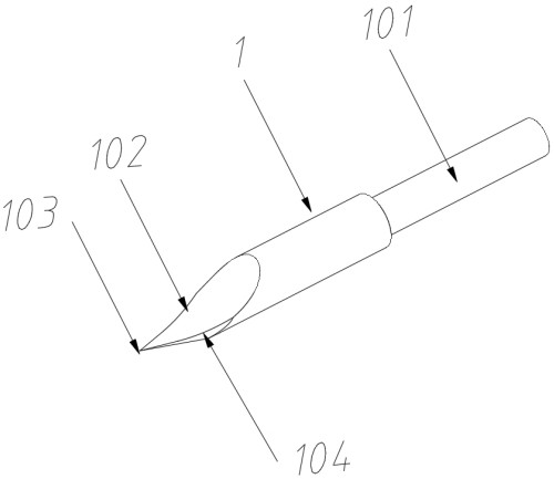 Disposable electrode device for hemorrhoid ablation operation