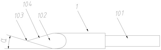 Disposable electrode device for hemorrhoid ablation operation