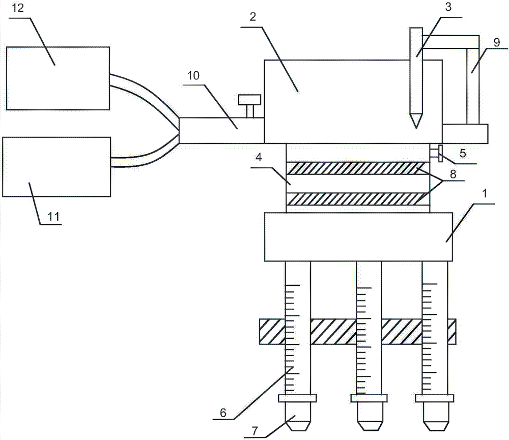 Automatic water-collection and spraying device of agricultural greenhouse