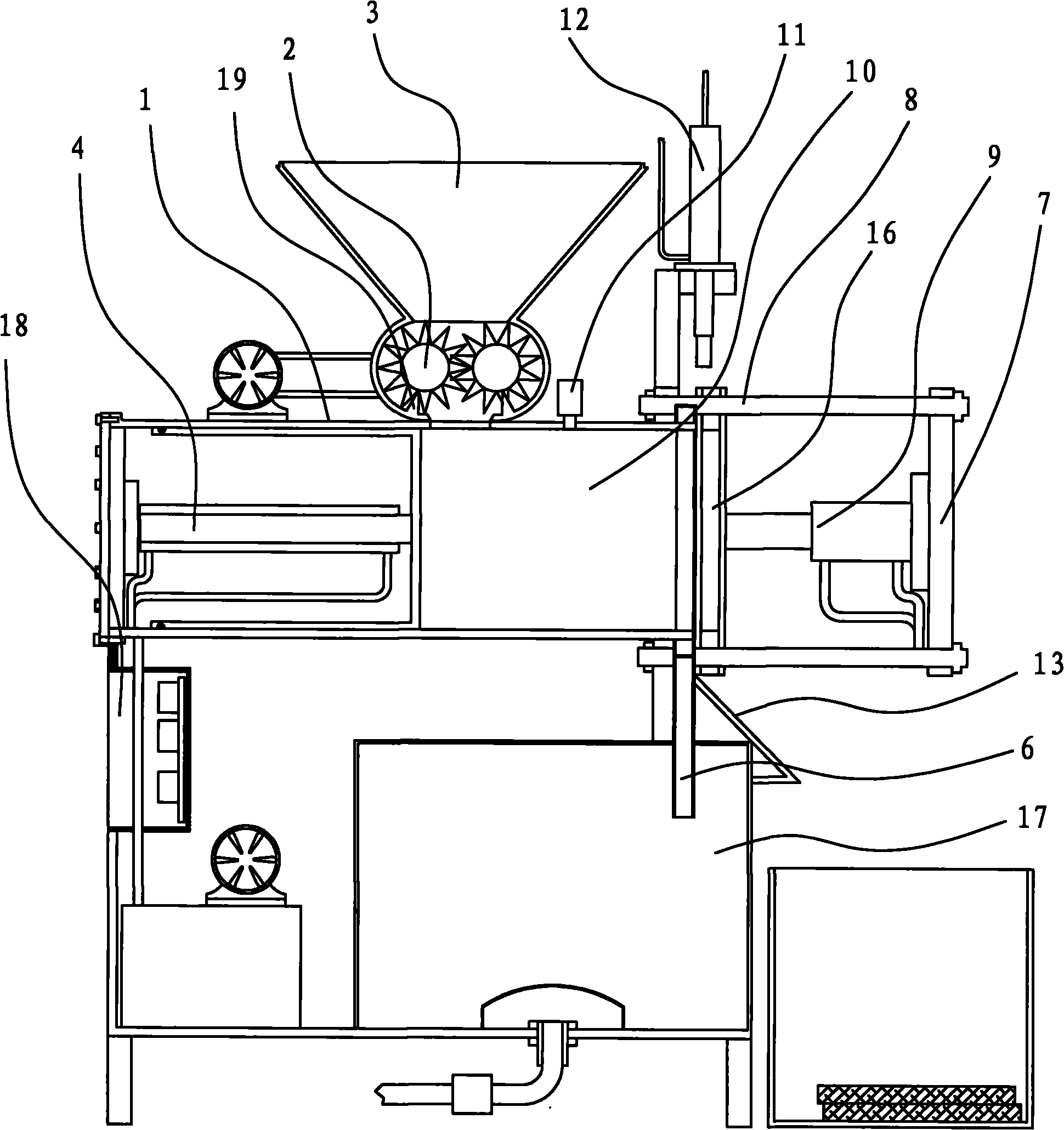 Domestic garbage processor