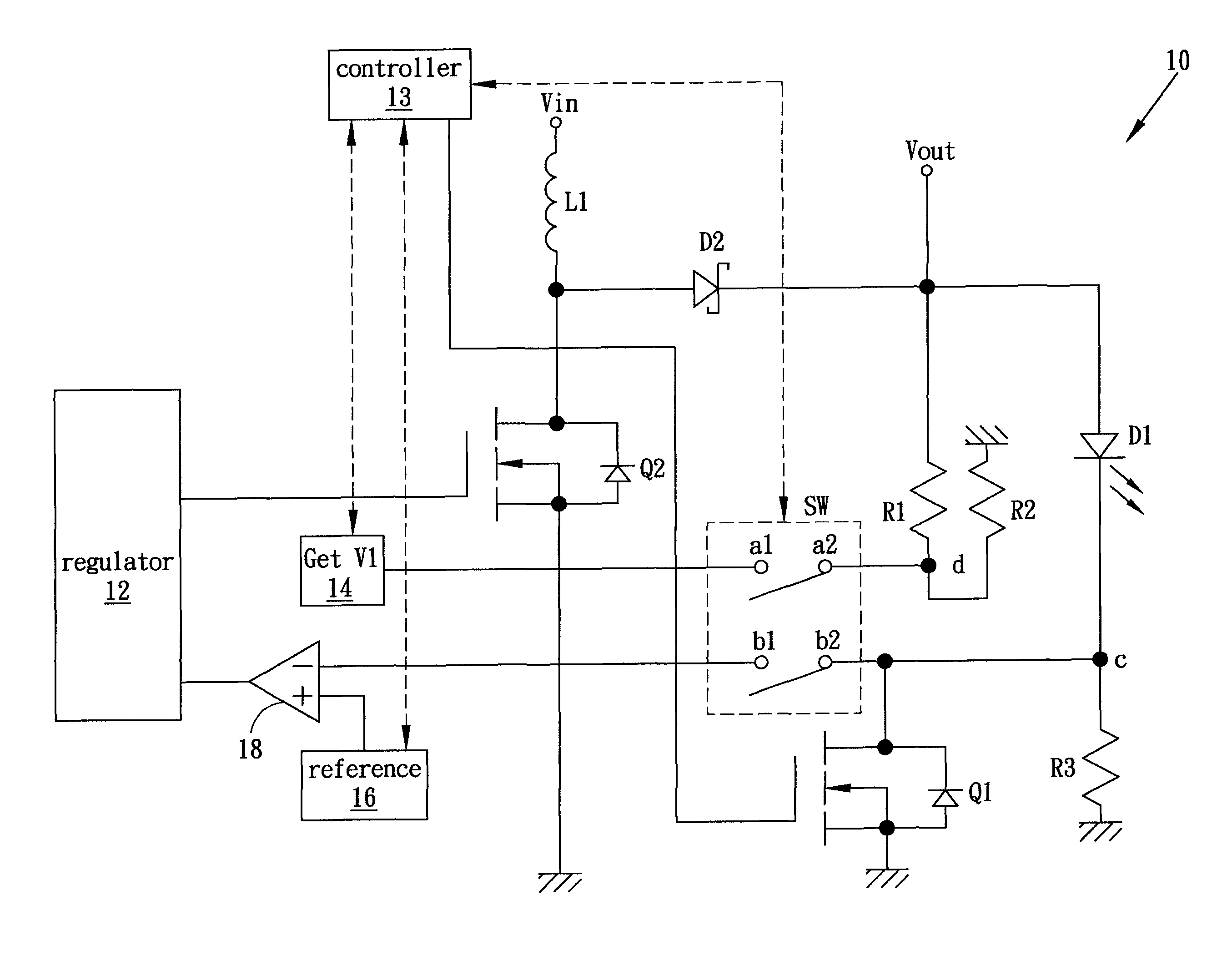 System and method for driving LED with high efficiency in power consumption