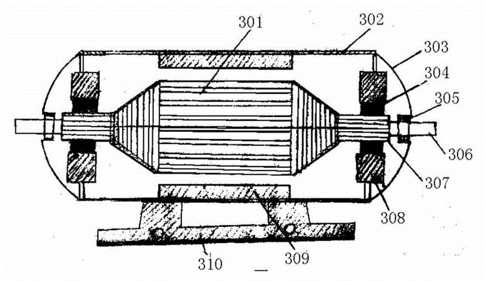 Electromotion and generation integrated unit and pure electric vehicle control system for vehicle