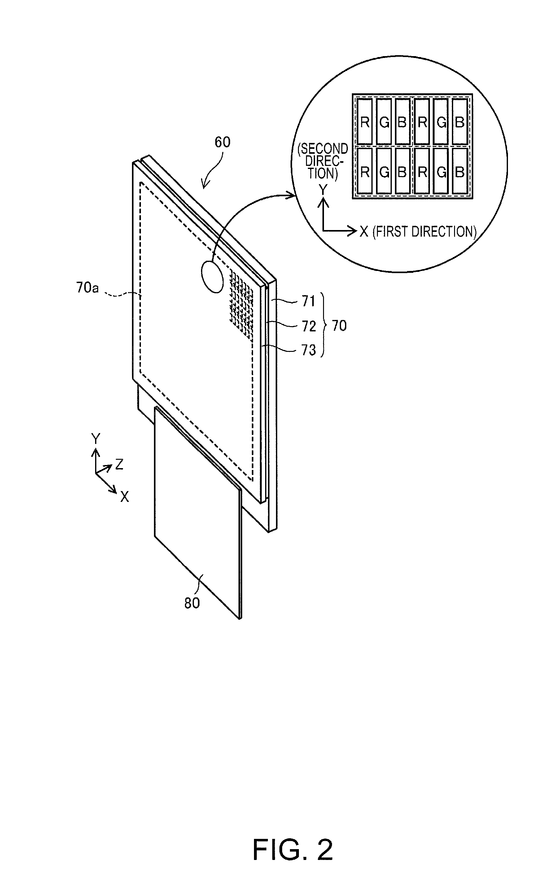 Display device and electronic apparatus