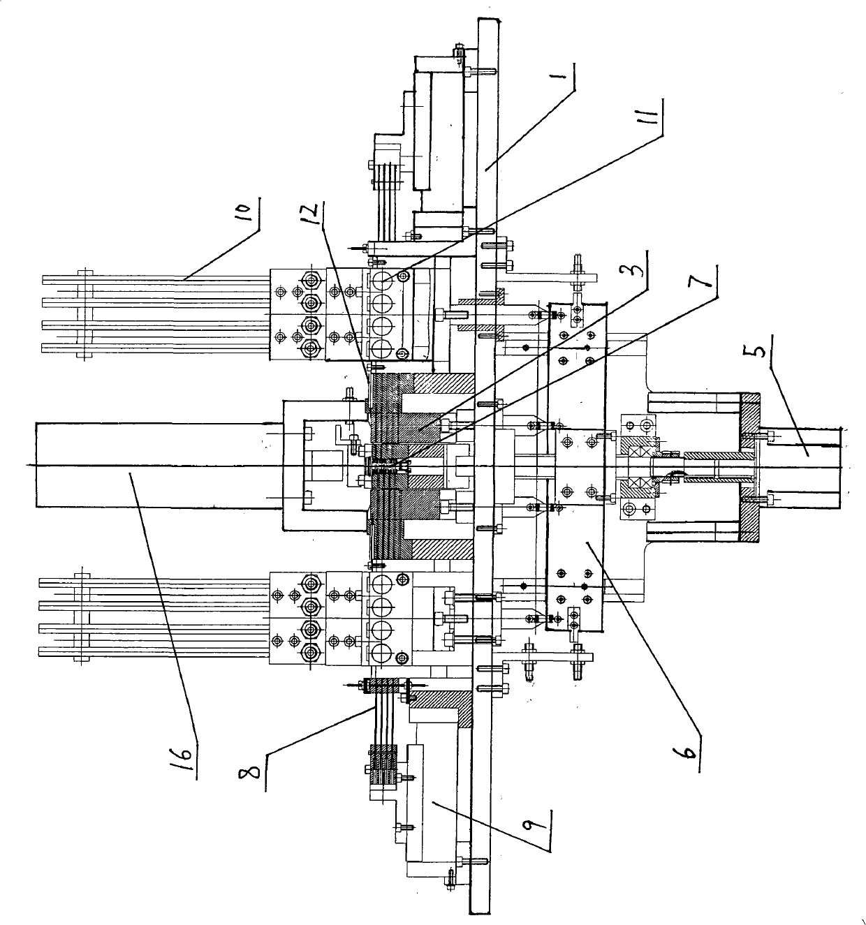 Automobile lock cylinder automatic assembly machine