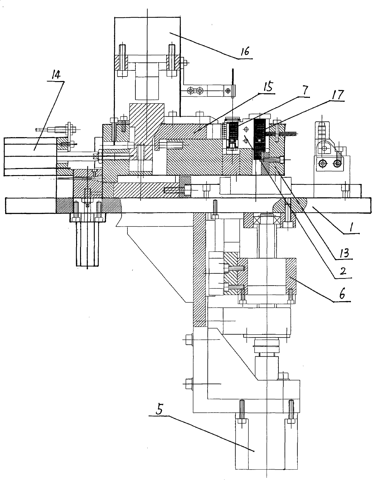 Automobile lock cylinder automatic assembly machine