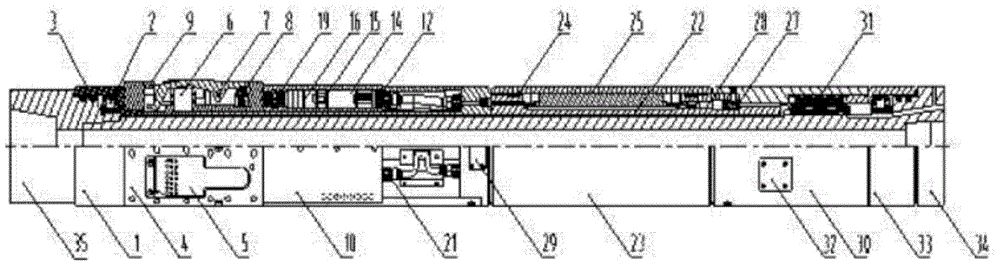 Rotary steering well drilling control system and control method thereof