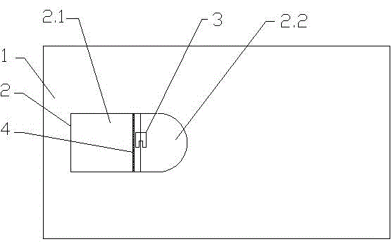 Zipper feeding device of flat machine